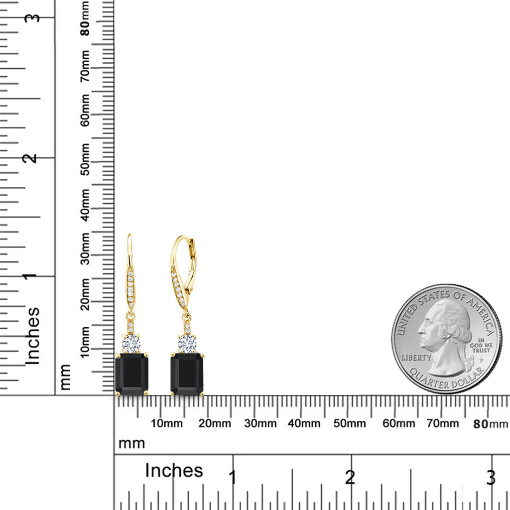 Earrings in 925 Yellow Gold Plated Silver