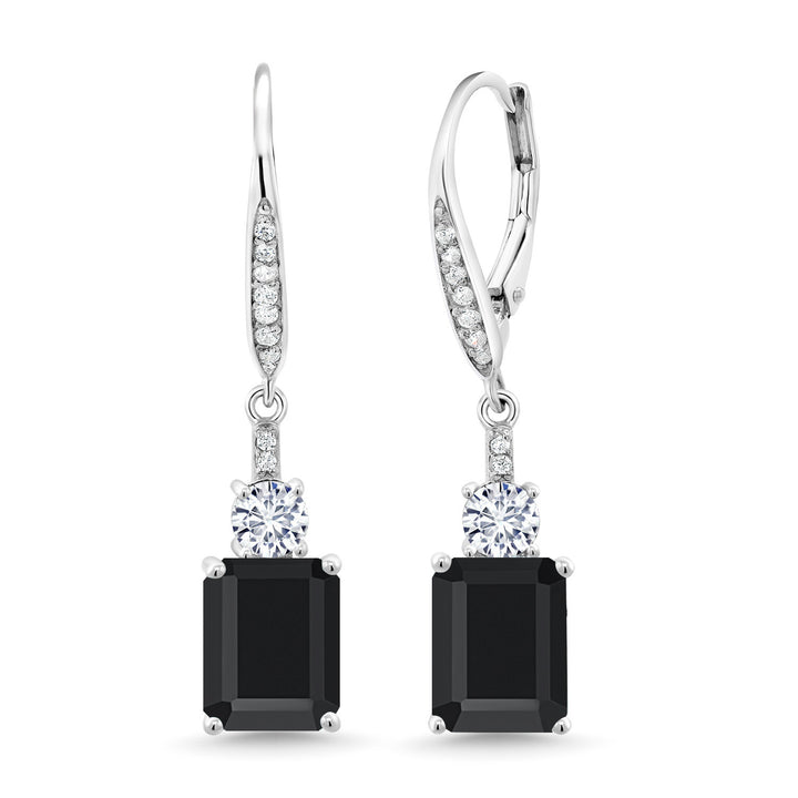 Onyx - December_Earrings in 925 Sterling Silver