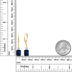 Earrings in 925 Yellow Gold Plated Silver
