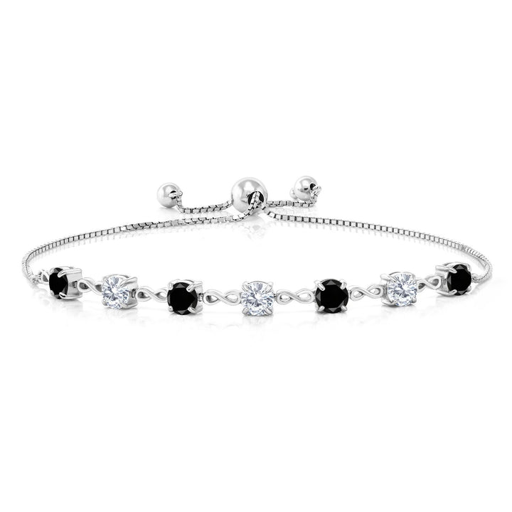 Black Diamond - April_Bracelet in 925 Sterling Silver