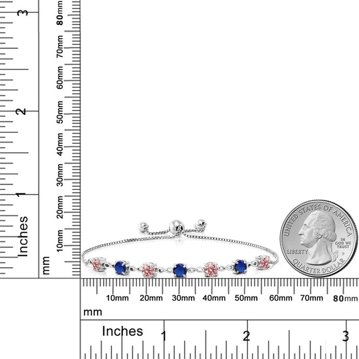 Lab Grown Diamond_Bracelet in 925 Sterling Silver