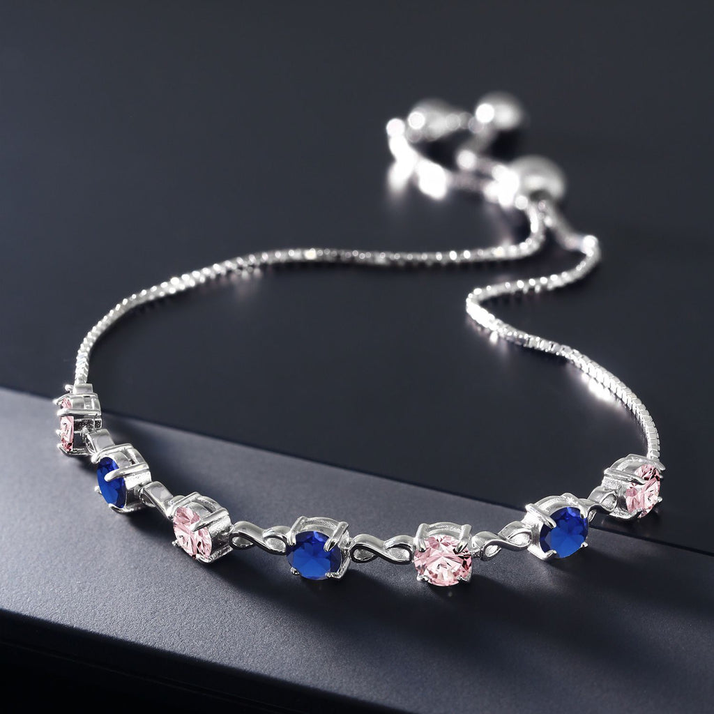 Lab Grown Diamond_Bracelet in 925 Sterling Silver