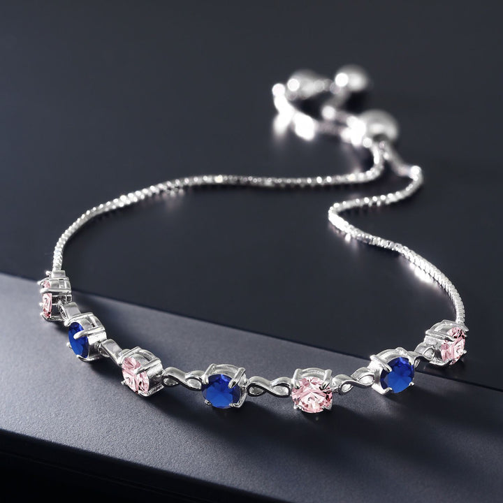 Lab Grown Diamond_Bracelet in 925 Sterling Silver