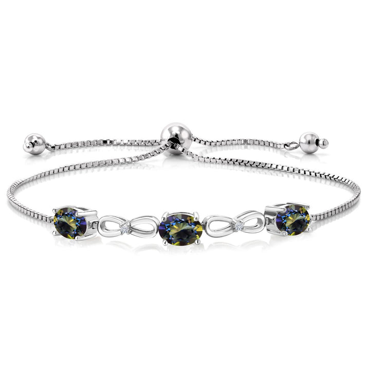 Blue Mystic Topaz_Bracelet in 925 Sterling Silver