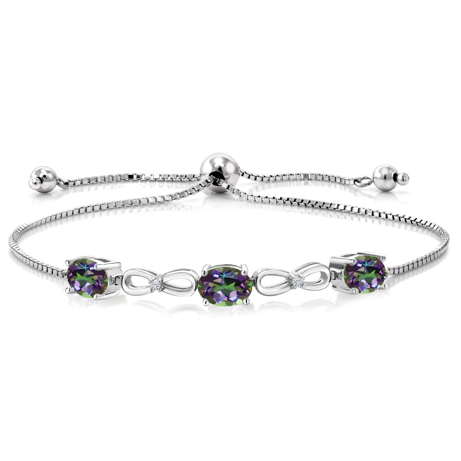 Green Mystic Topaz_Bracelet in 925 Sterling Silver