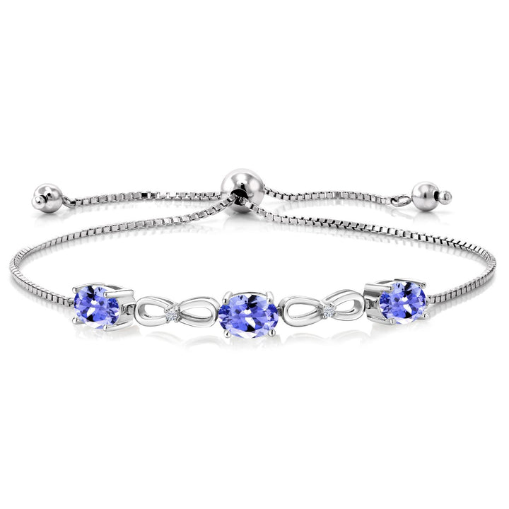 Tanzanite - December_Bracelet in 925 Sterling Silver