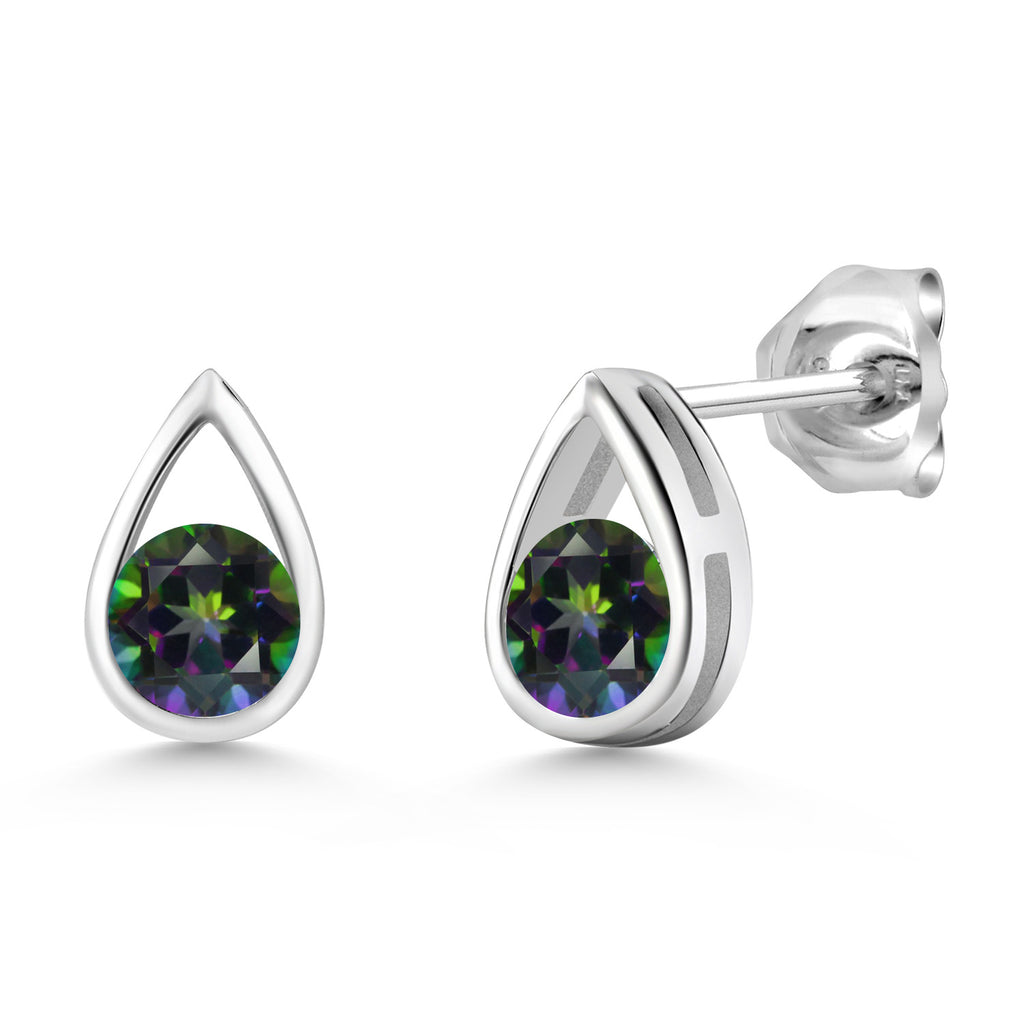 Green Mystic Topaz_Earrings in 925 Sterling Silver
