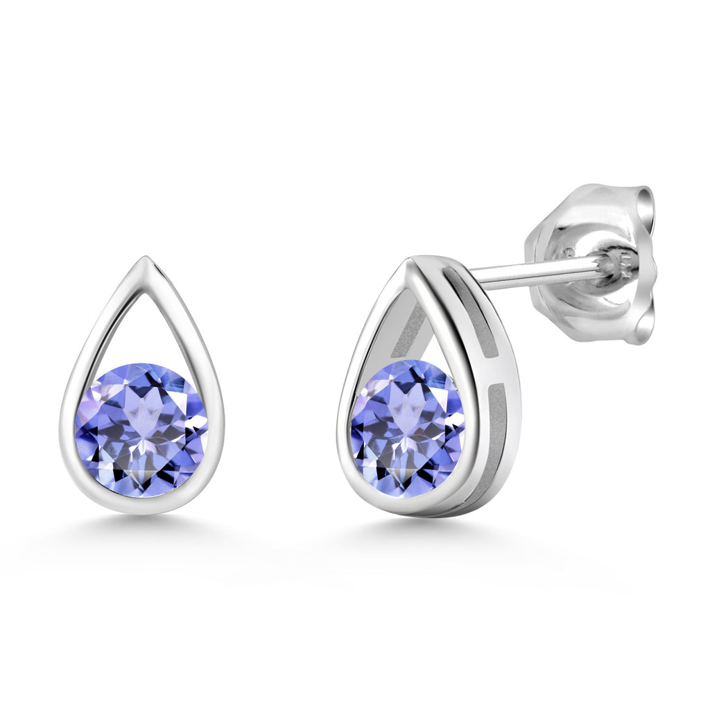Tanzanite - December_Earrings in 925 Sterling Silver