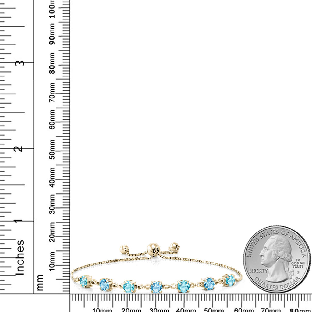 Bracelet in 925 Yellow Gold Plated Silver