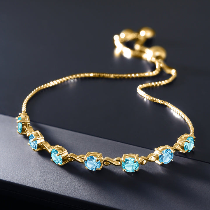 Bracelet in 925 Yellow Gold Plated Silver