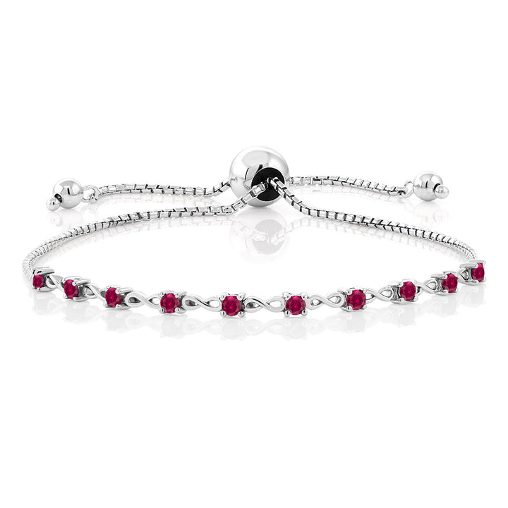Created Ruby - July_Bracelet in 925 Sterling Silver