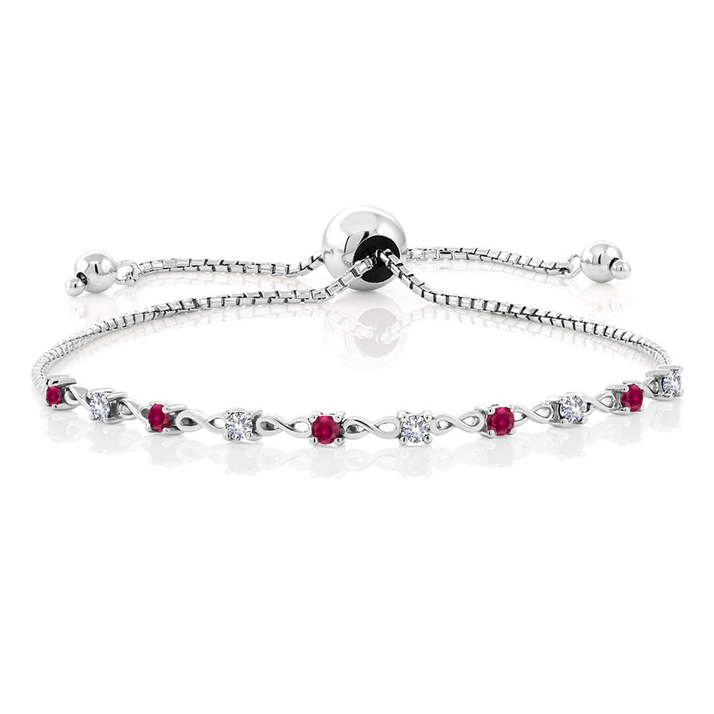 Created Ruby - July_Bracelet in 925 Sterling Silver