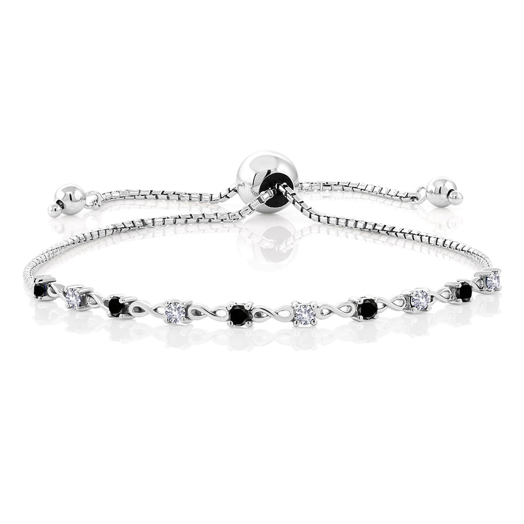 Black Diamond - April_Bracelet in 925 Sterling Silver