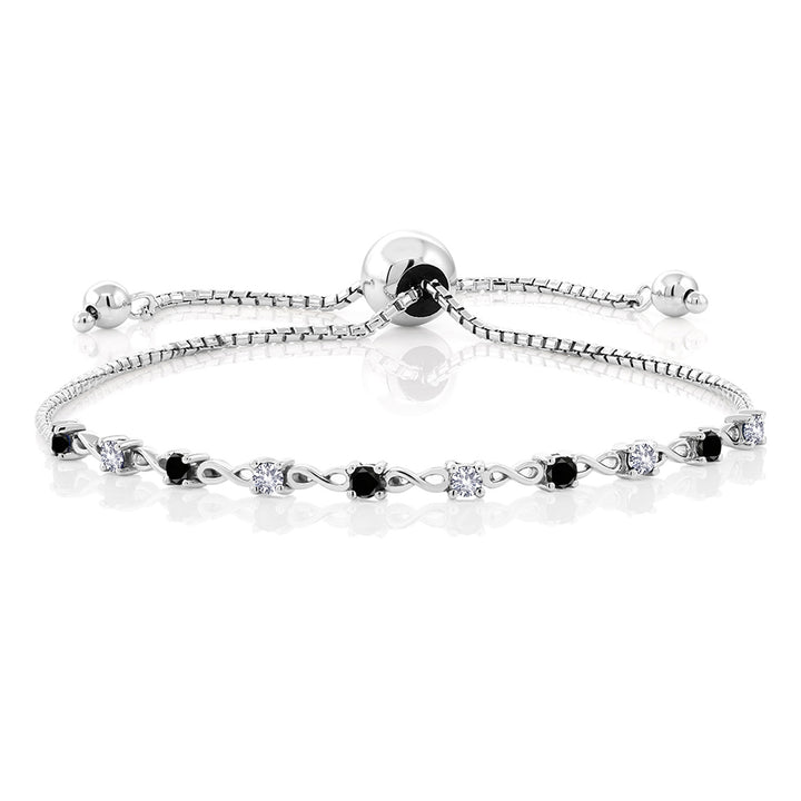 Black Diamond - April_Bracelet in 925 Sterling Silver