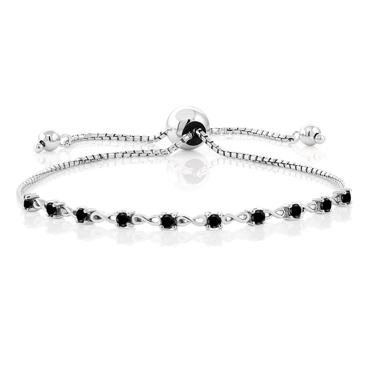 Black Diamond - April_Bracelet in 925 Sterling Silver