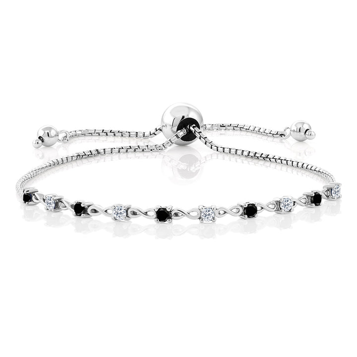 Black Diamond - April_Bracelet in 925 Sterling Silver