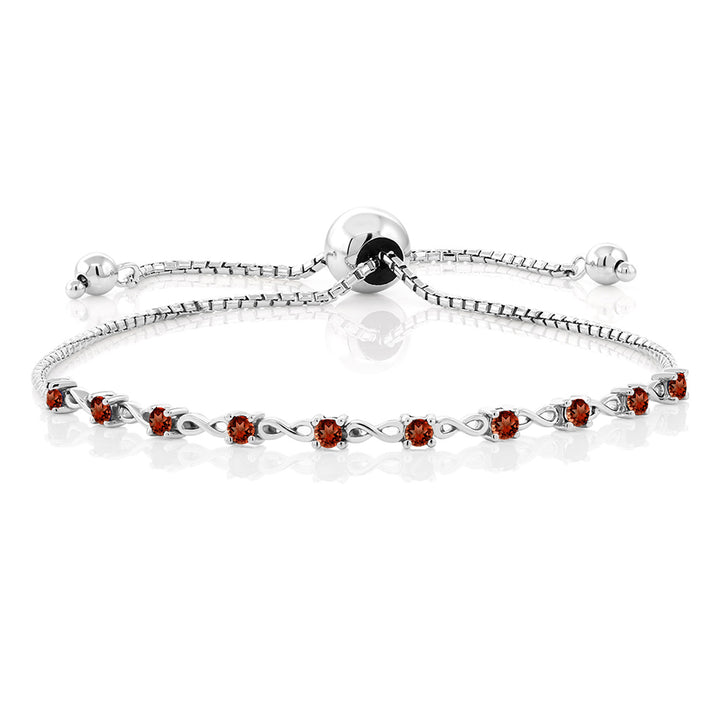 Garnet - January_Bracelet in 925 Sterling Silver