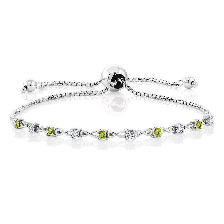 Peridot - August_Bracelet in 925 Sterling Silver