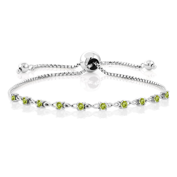 Peridot - August_Bracelet in 925 Sterling Silver