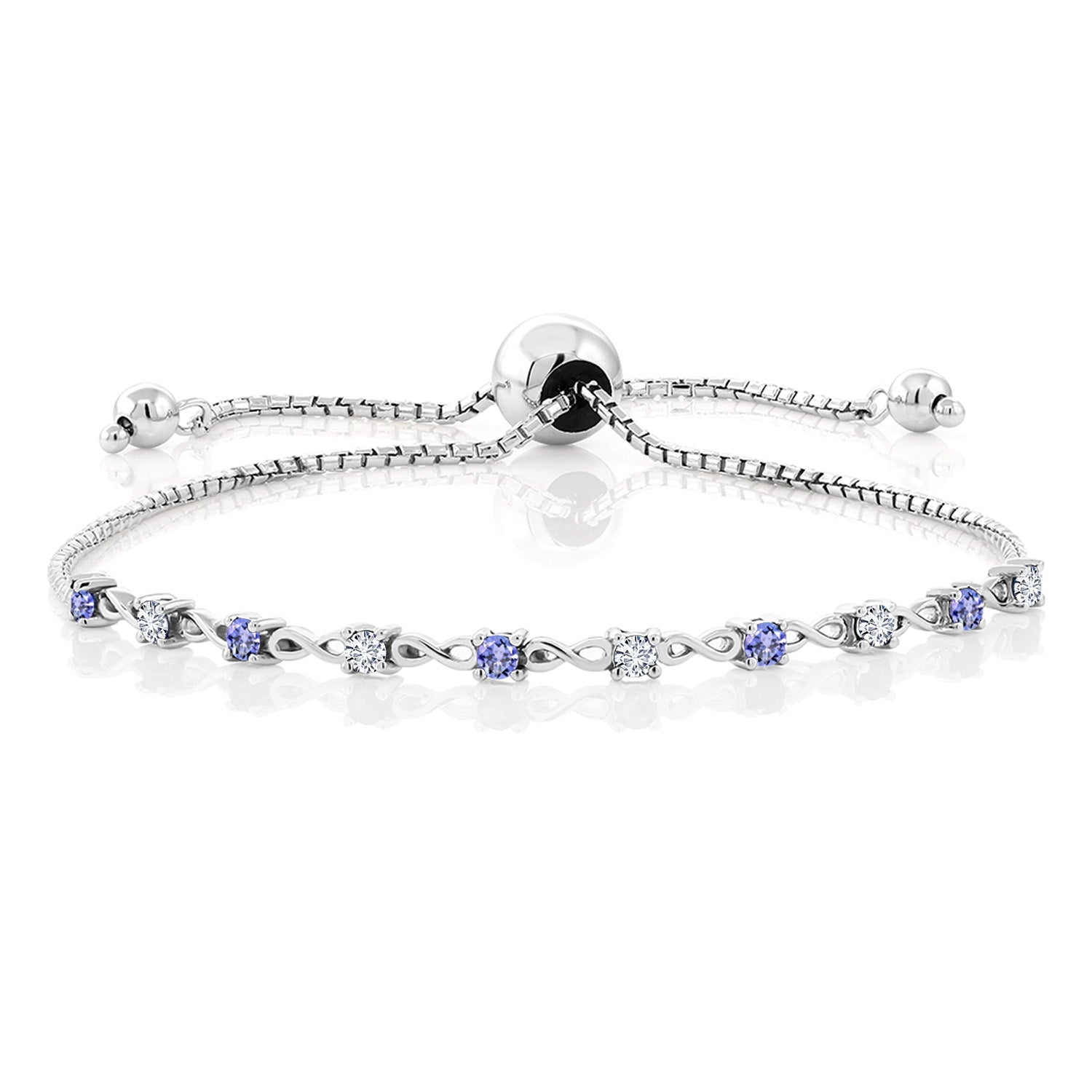 Tanzanite - December_Bracelet in 925 Sterling Silver