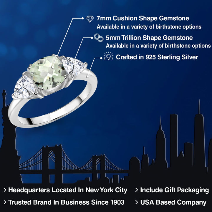 Prasiolite_5_Ring in 925 Sterling Silver