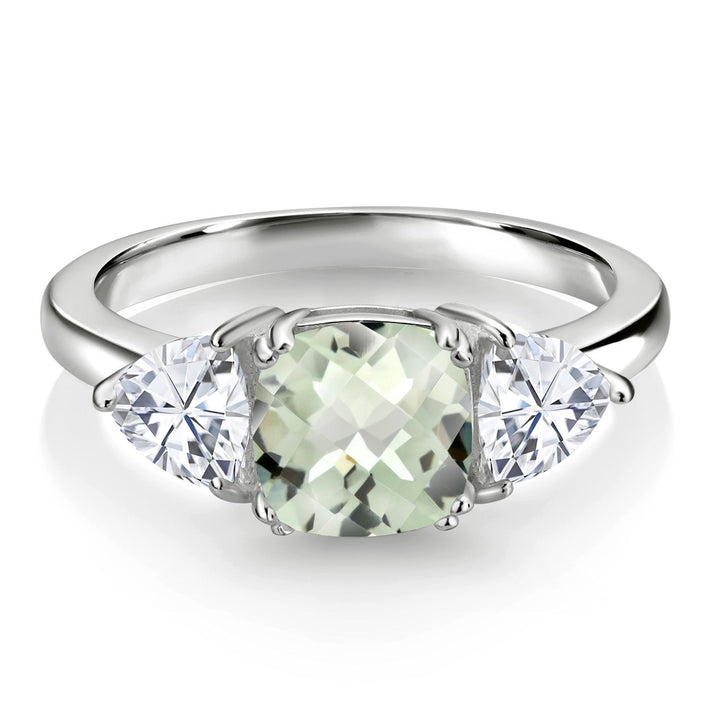 Prasiolite_5_Ring in 925 Sterling Silver