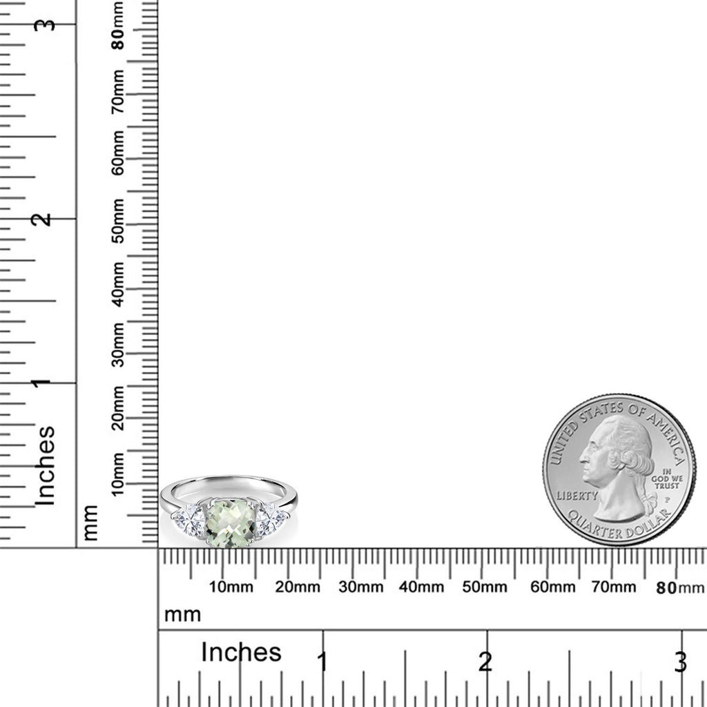 Prasiolite_5_Ring in 925 Sterling Silver