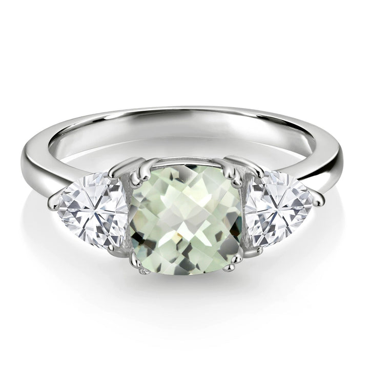 Prasiolite_5_Ring in 925 Sterling Silver