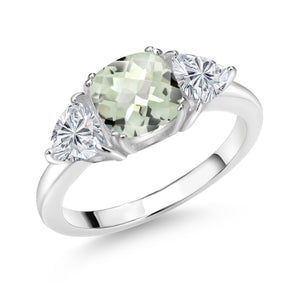 Prasiolite_5_Ring in 925 Sterling Silver
