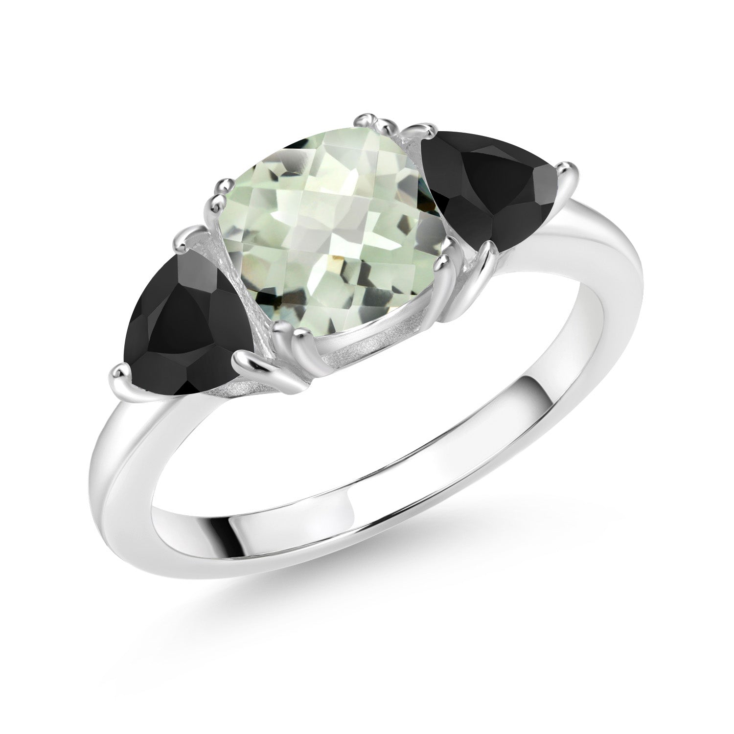 Prasiolite_5_Ring in 925 Sterling Silver