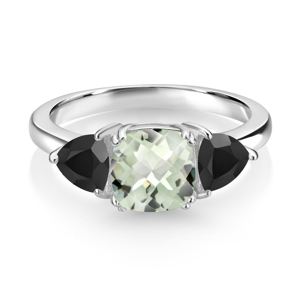 Prasiolite_5_Ring in 925 Sterling Silver