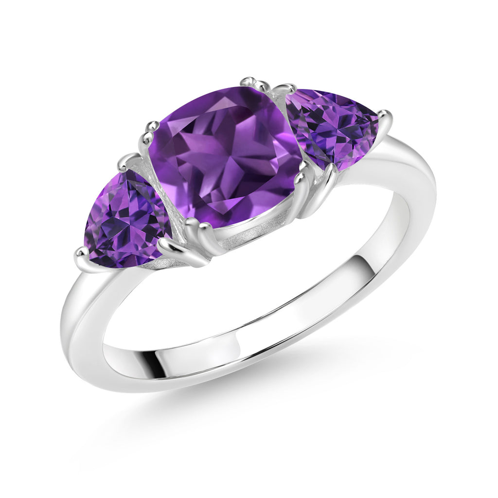 Amethyst - February_9_Ring in 925 Sterling Silver