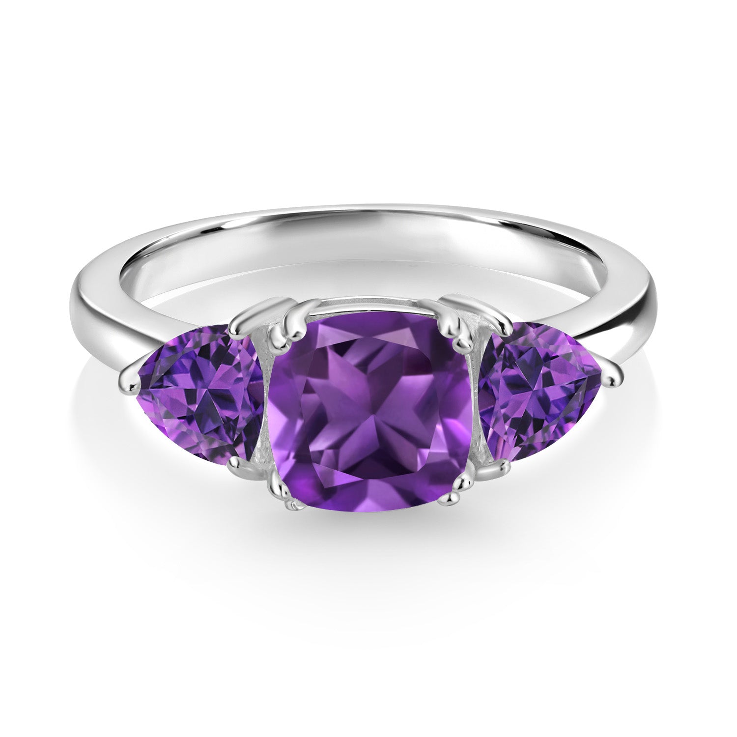 Amethyst - February_5_Ring in 925 Sterling Silver