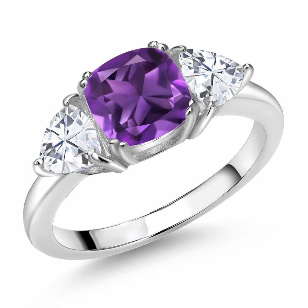 Amethyst - February_5_Ring in 925 Sterling Silver
