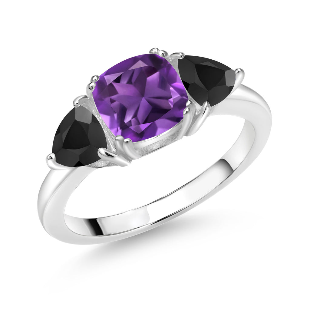 Amethyst - February_7_Ring in 925 Sterling Silver
