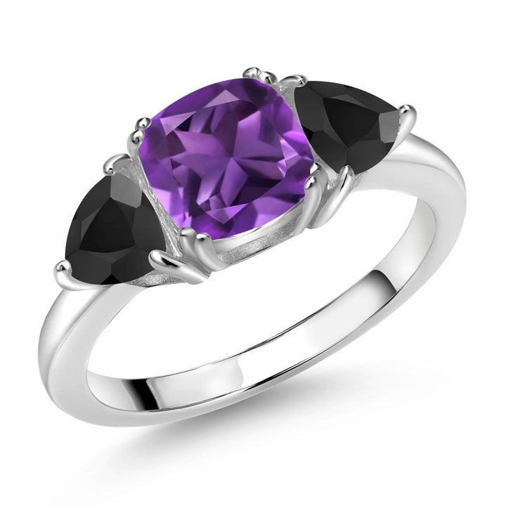 Amethyst - February_5_Ring in 925 Sterling Silver