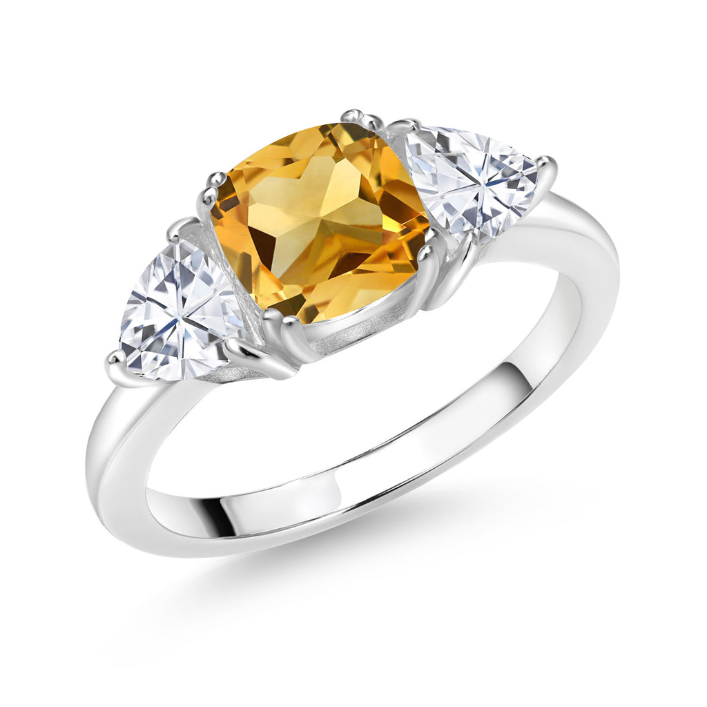 Citrine - November_6_Ring in 925 Sterling Silver