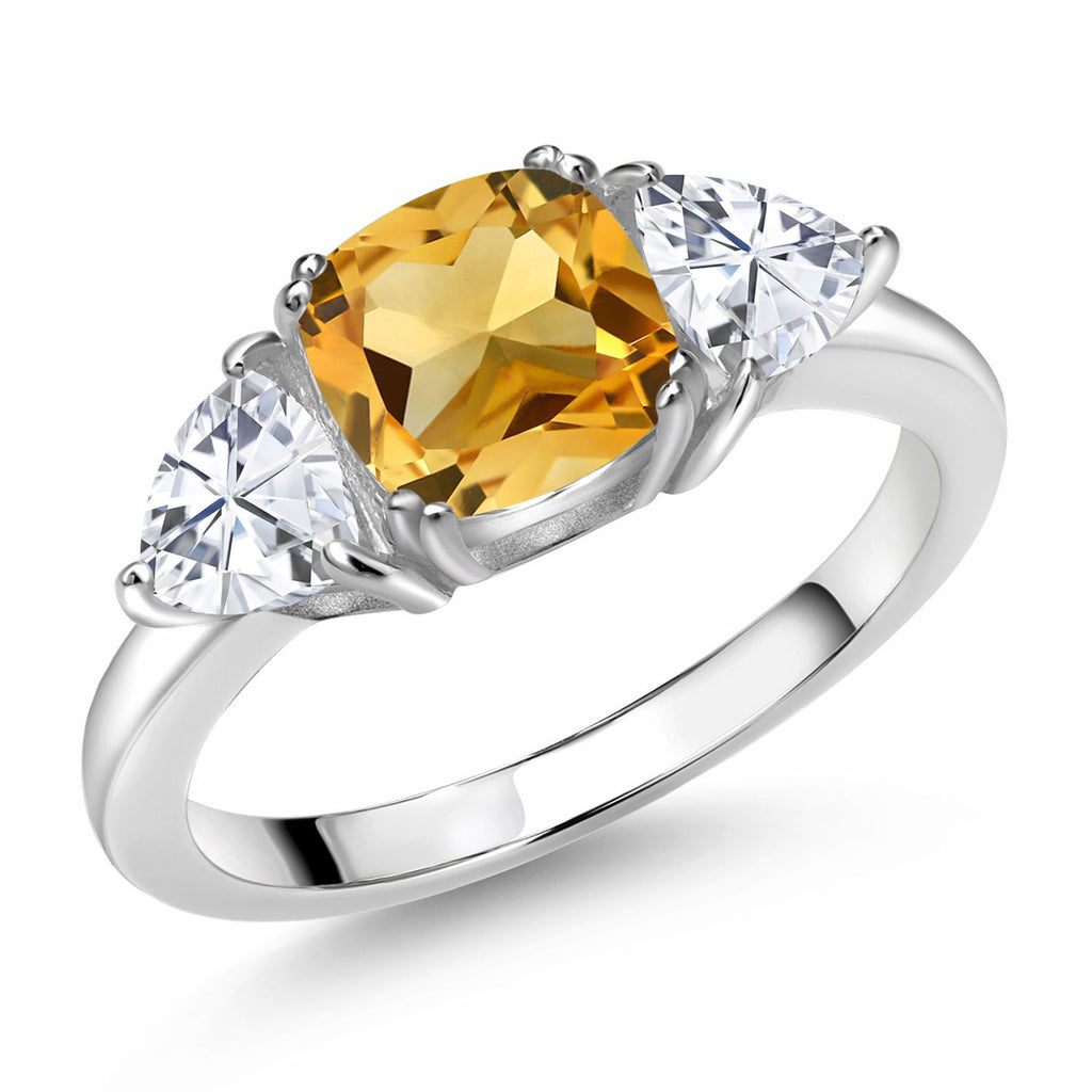 Citrine - November_7_Ring in 925 Sterling Silver