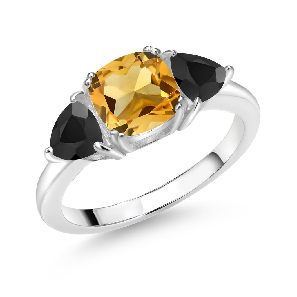 Citrine - November_9_Ring in 925 Sterling Silver