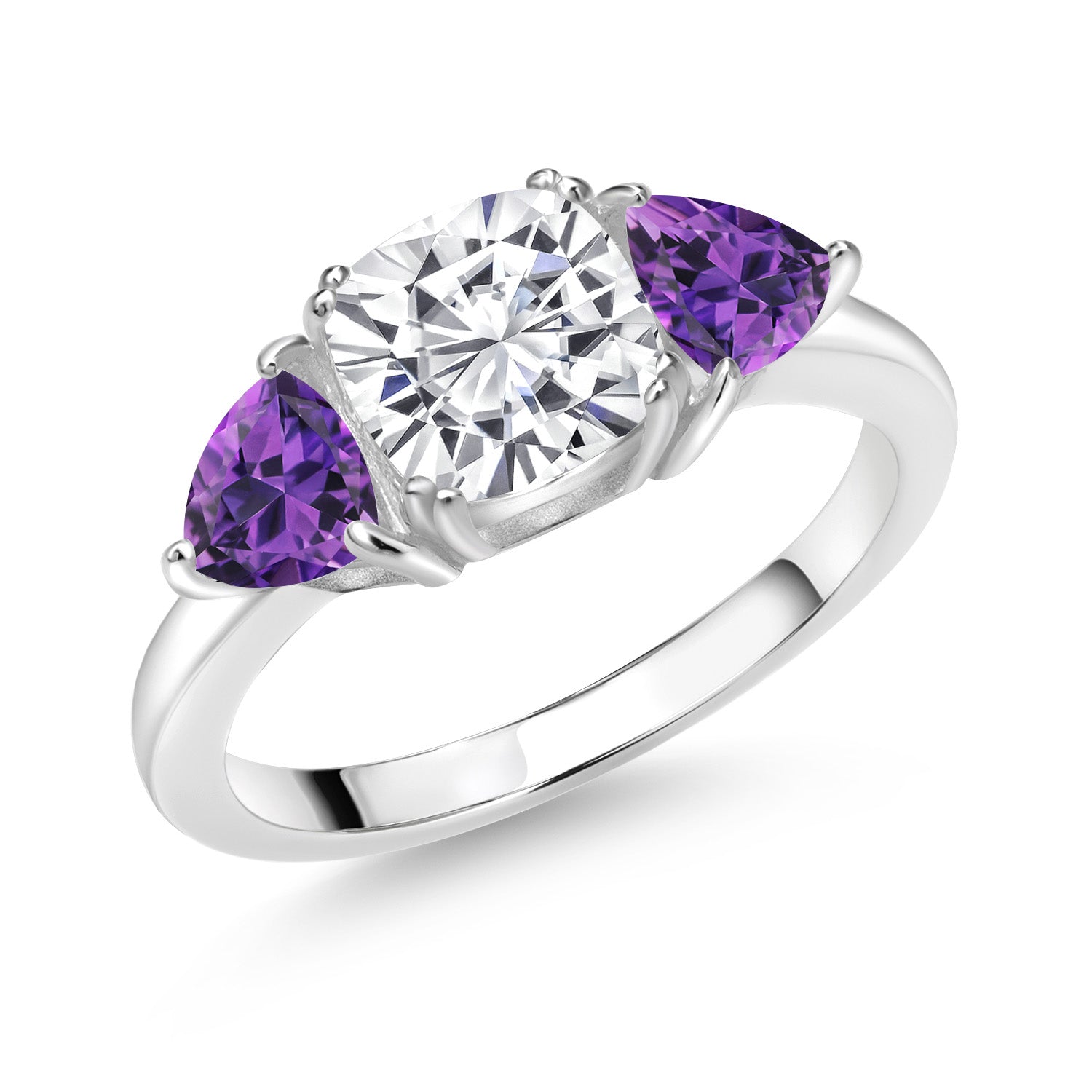 Amethyst - February_7_Ring in 925 Sterling Silver