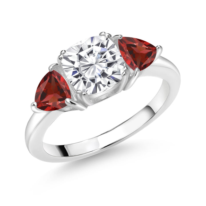 Garnet - January_5_Ring in 925 Sterling Silver