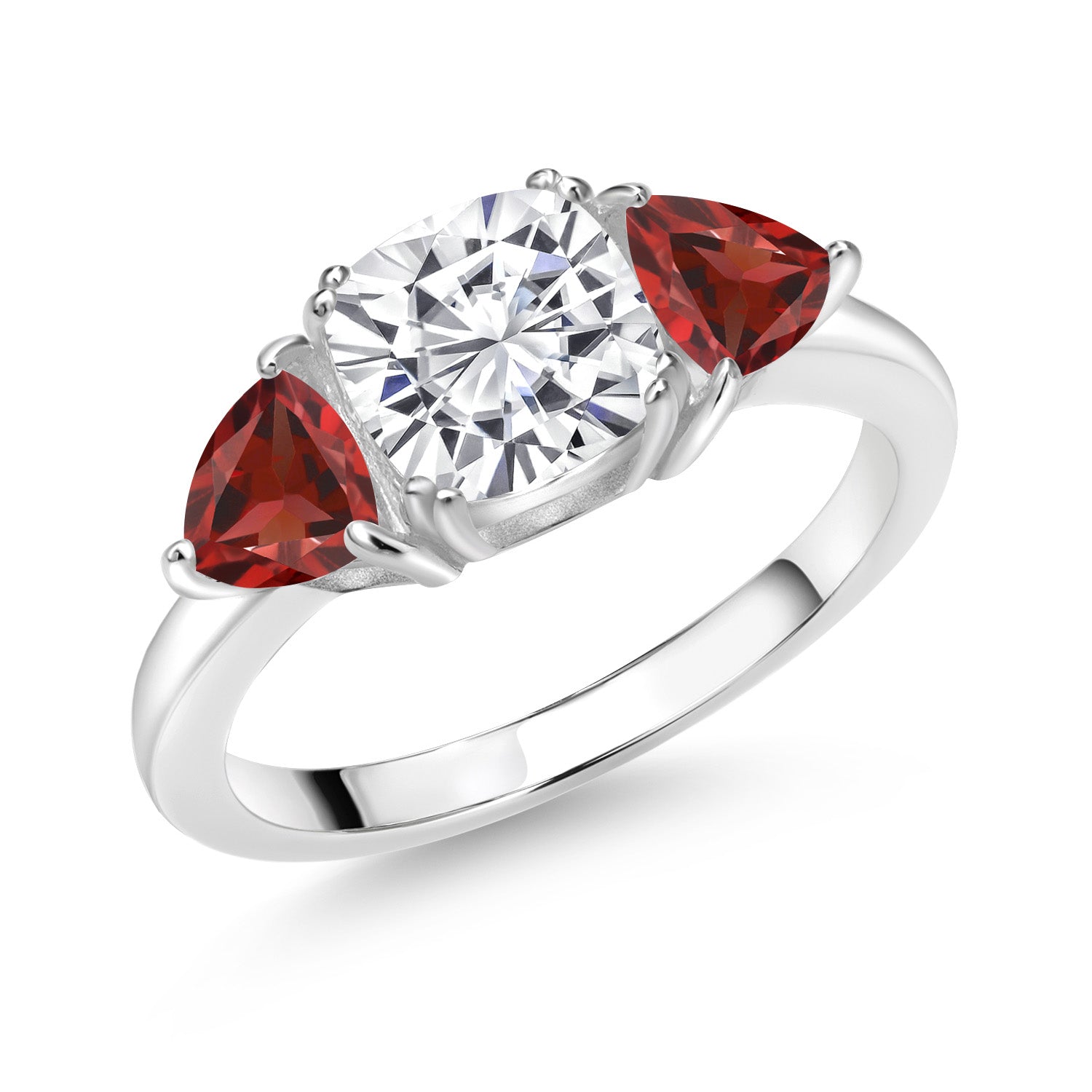 Garnet - January_7_Ring in 925 Sterling Silver
