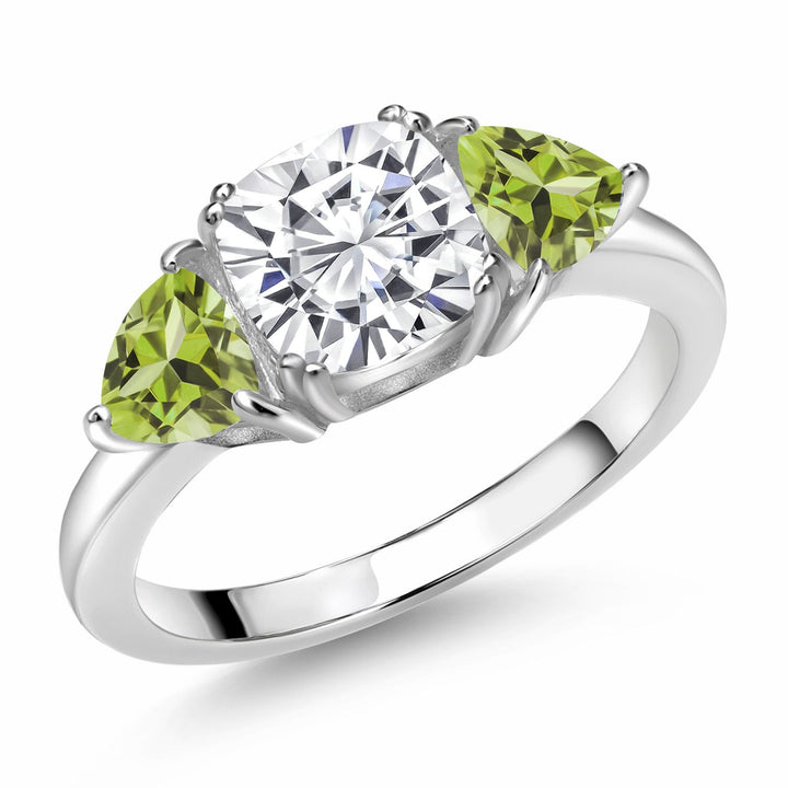 Peridot - August_5_Ring in 925 Sterling Silver