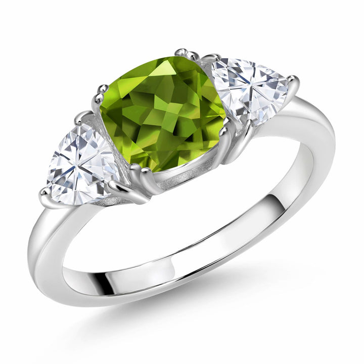 Peridot - August_5_Ring in 925 Sterling Silver