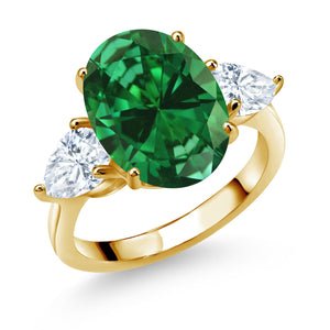 Ring in 925 Yellow Gold Plated Silver