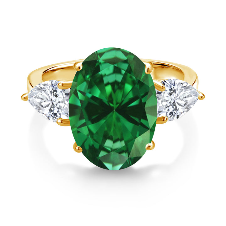 Ring in 925 Yellow Gold Plated Silver