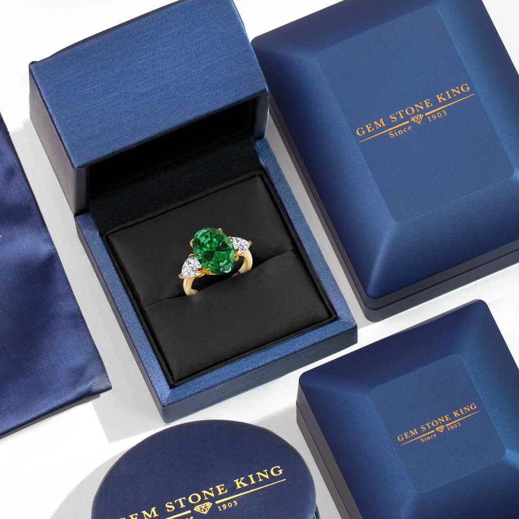 Ring in 925 Yellow Gold Plated Silver