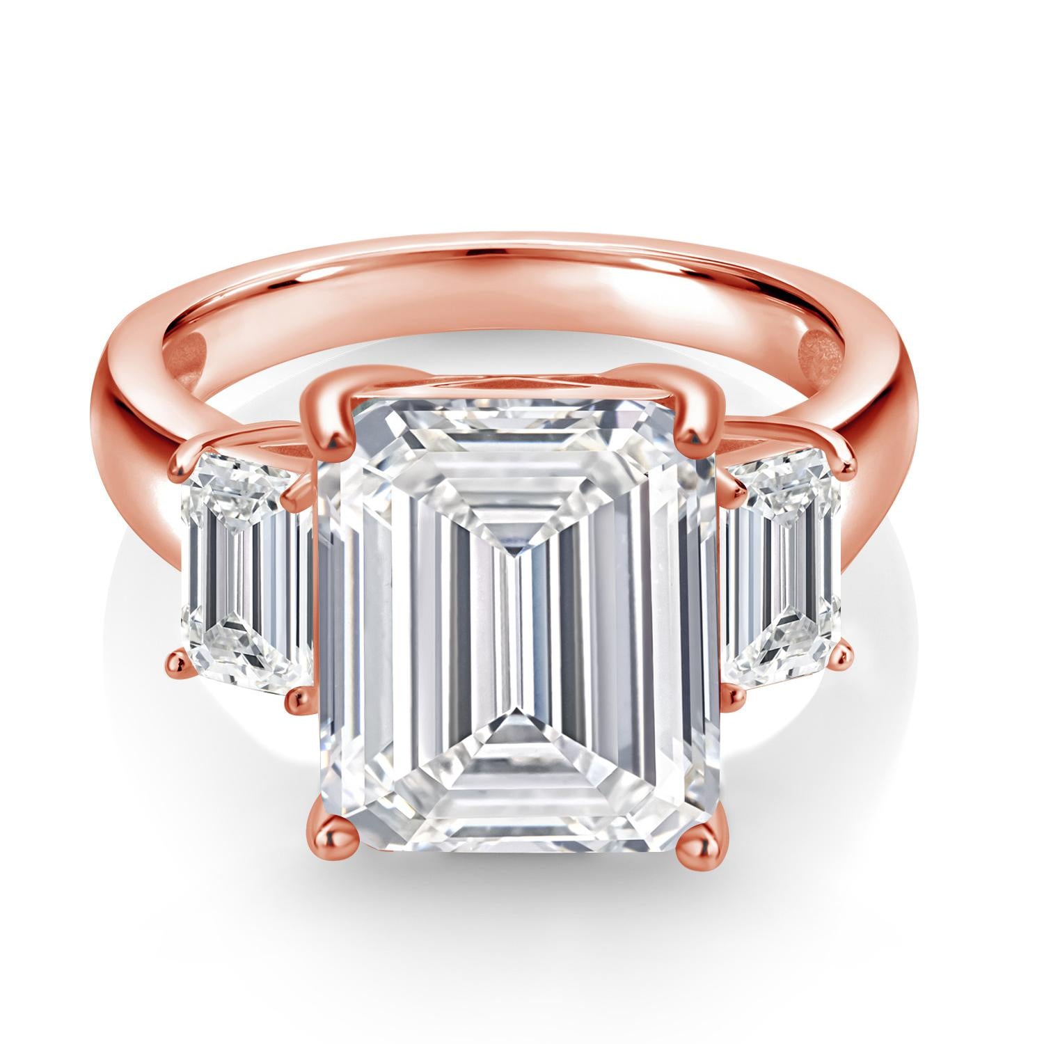 Ring in 925 Rose Gold Plated Silver