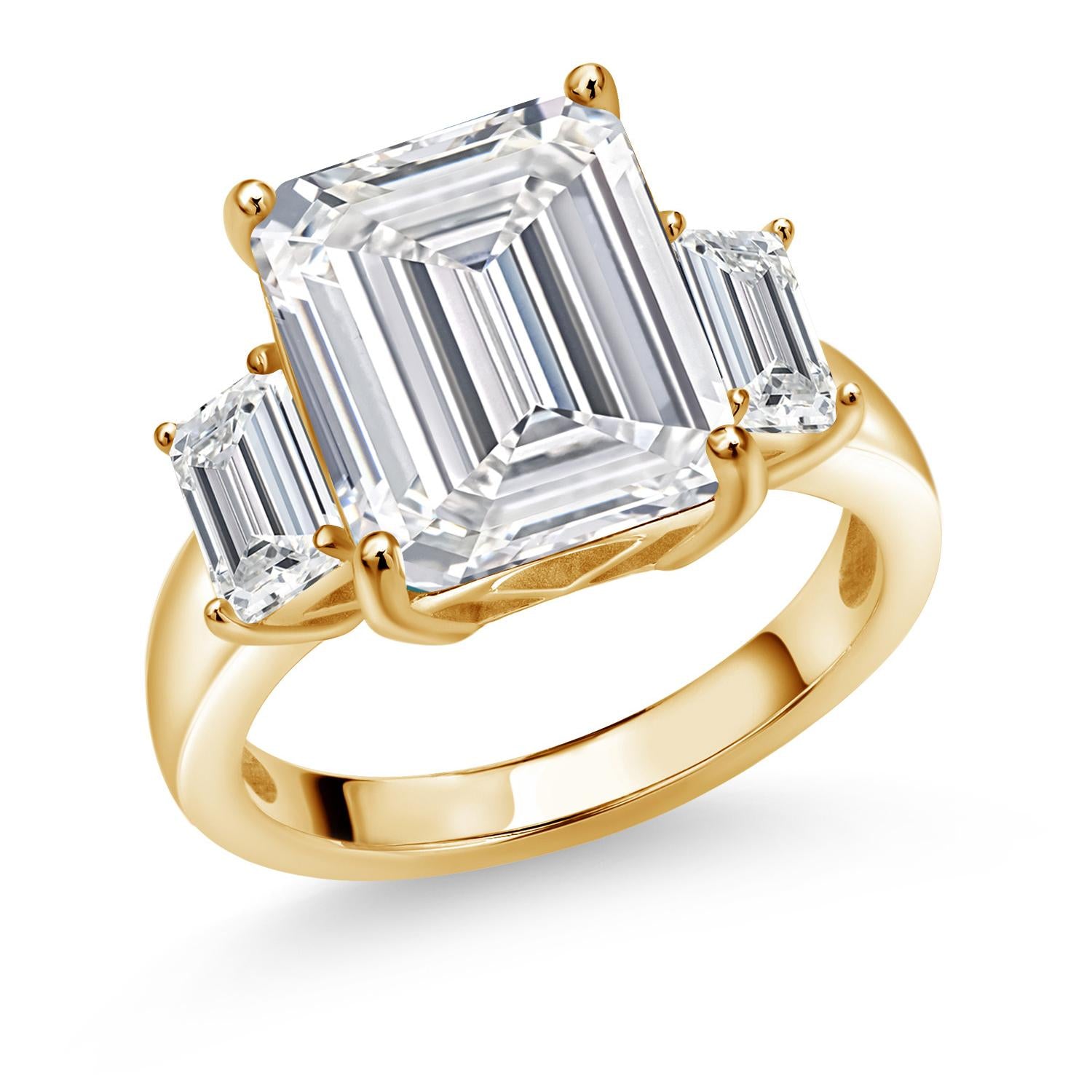 Ring in 925 Yellow Gold Plated Silver