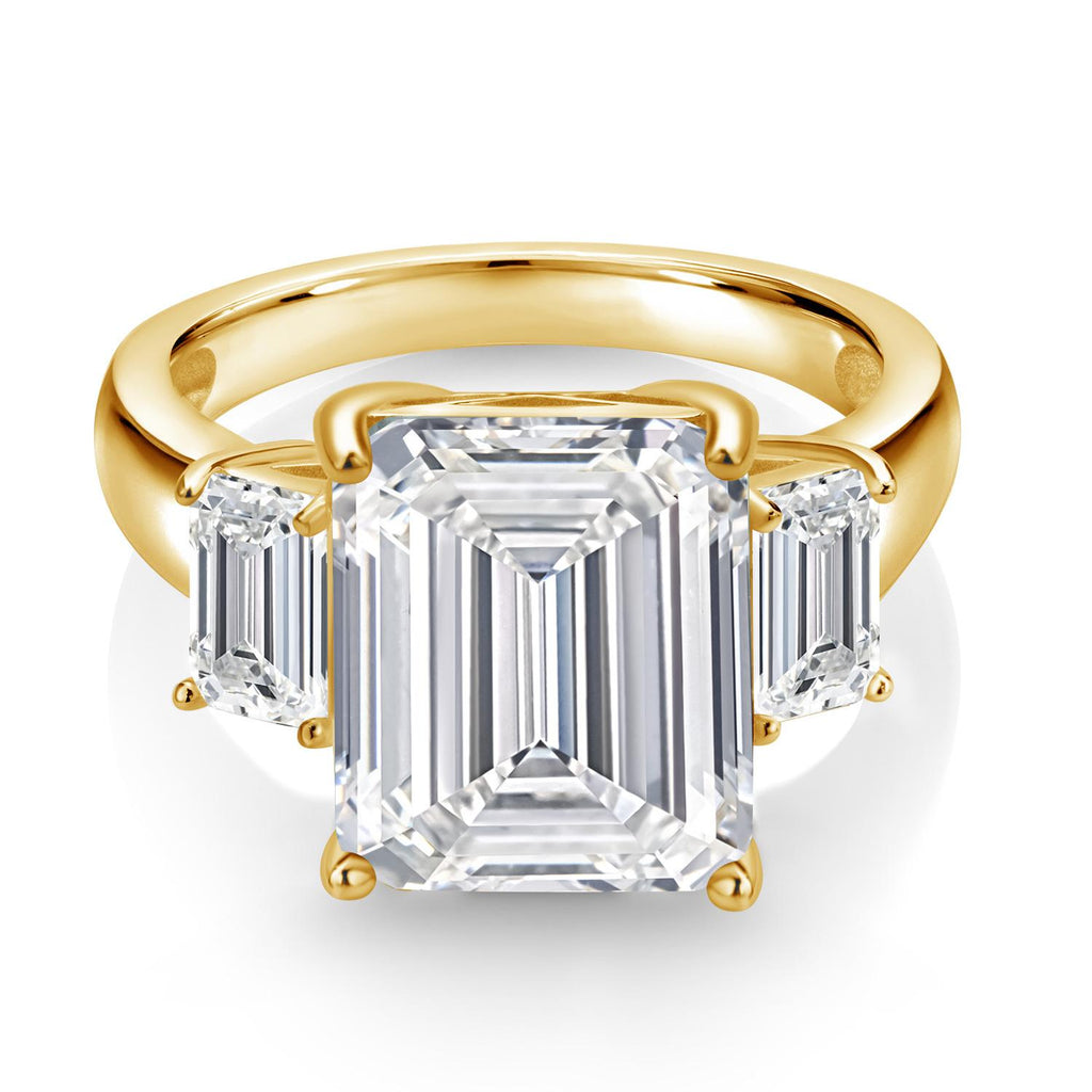 Ring in 925 Yellow Gold Plated Silver